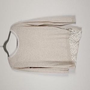 Tonie Lace Insert Pullover